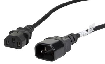 Lanberg CA-C13E-11CC-0018-BK - 1,8 m - C13-Koppler - C14-Koppler
