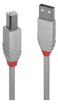 Lindy Anthra Line - USB-Kabel - USB (M) bis USB Typ B (M)