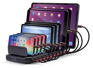Lindy Netzteil - 2.4 A - 10 Ausgabeanschlussstellen (USB)