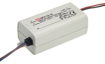 Meanwell MEAN WELL APV-12-12 - Weiß - 90 - 264 V - 47 - 63 Hz - 77 mm - 29 mm - 40 mm