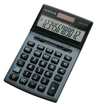 Olympia LCD 4112 - Desktop - Einfacher Taschenrechner - 12 Ziffern - 1 Zeilen