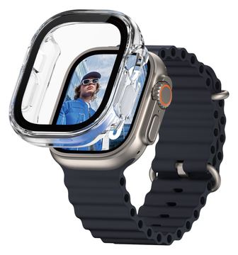 PanzerGlass Snappie - Schutzabdeckung Frontcover für Apple Watch Ultra 2 (49 mm) - Vollkörper, massiv