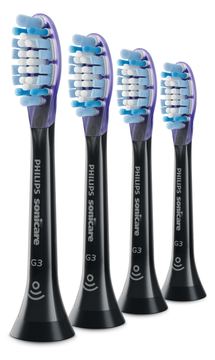 Philips G3 Premium Gum Care HX9054/33 Standard-Bürstenköpfe für Schallzahnbürste - 4 Stück(e) - Schwarz - Weich