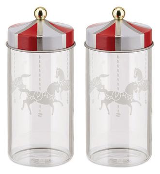 Alessi Circus Gewürzbehaelter 2-Set MW68S2