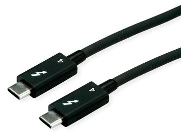 ROLINE Thunderbolt 4 Kabel C-C 40G 8K60 100W aktiv 2.0m - Kabel - Digital/Daten