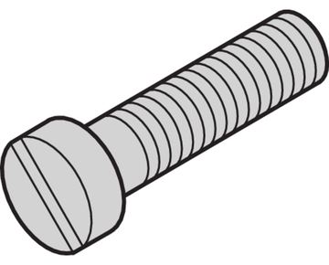 SCHROFF SCREW SLT CHD M2.5X16MM 100X