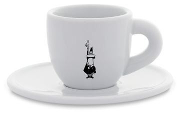 Bialetti Y0TZ097 - Eins/Eine(r) - 0,08 l - Weiß - Porzellan - Kaffee - Rund