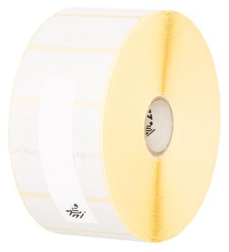 Zebra Z-Select 2000T - Matt - permanenter Acrylklebstoff - beschichtet - perforiert - 6,3 mil - weiß - 38.1 x 101.6 mm