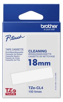 Brother TZe-CL4 - Rolle (1,8 cm x 8 m) 1 Kassette(n) Reinigungsband