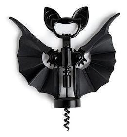 Ototo Design OT914 - Einfacher Korkenzieher - Schwarz - Metall - Silikon - 139,7 mm - 40,6 mm - 180,3 mm