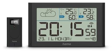 Hama Wetterstation Sylt Schwarz