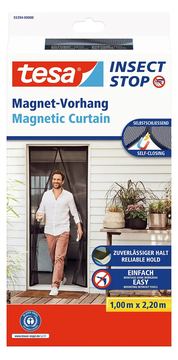 Tesa 55394 - Insektenschutz Magnetvorhang 1.0 m x 2.2 anthrazit