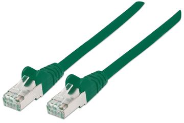 Intellinet Network Patch Cable, Cat6, 7.5m, Green, Copper, S/FTP, LSOH / LSZH, PVC, RJ45, Gold Plated Contacts, Snagless