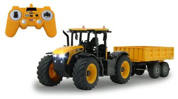 JAMARA JCB Fastrac Traktor mit Kippanhänger 1 24 2.4GHz