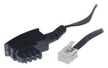 S/CONN maximum connectivity shiverpeaks BS70043 - 3 m - TAE F - RJ11 - Schwarz - Männlich - Männlich