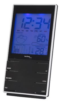 Technoline Techno Line WS 9120 - Wetterstation - Schwarz