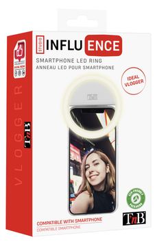 TNB T'nB INLEDPHONE, LED, Weiß, Smartphones, 200 mAh, 1,3 h - 75 g 36 LEDs - 60 Lux - 80 Ra - Micro-USB