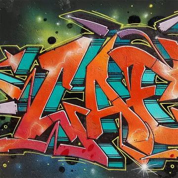 Lasche 2025 | Grafiti rot