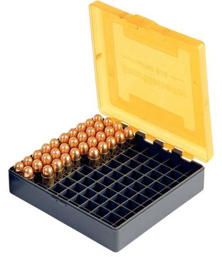 SMARTRELOADER Kunststoffbehälter #2 für Patronen Für Kaliber .44 Magum - .44 Special - .41 Magnum - .45 Colt (100 Stück)
