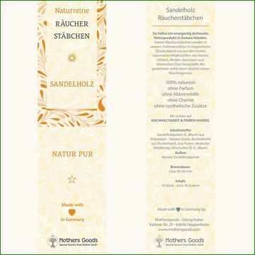 Räucherstäbchen Sandelholz