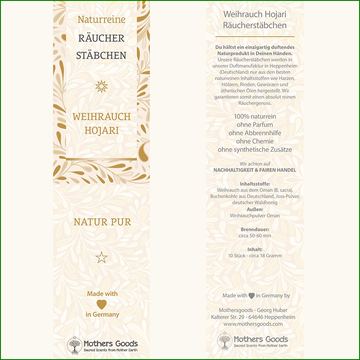 Räucherstäbchen Weihrauch „Hojari“
