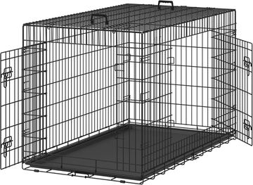 Hundekäfig, Gitterkäfig 136x79x87 cm (LxBxH)