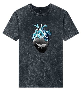 Heavy Heart Shirt TieDye - Bio & Fairtrade