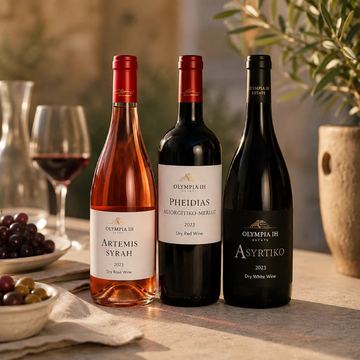 Dionysos – Weinpaket griechisch: Weiß, Rot & Rosé zum Kennenlernen