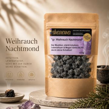 Griechischer Weihrauch Nachtmond Nachfüllpack – zum Nachfüllen deines Glases