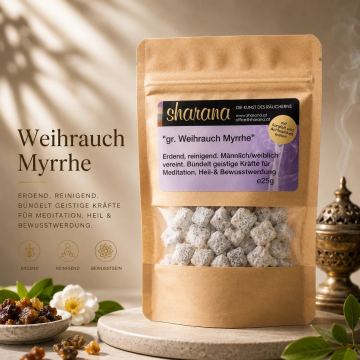 Griechischer Weihrauch Myrrhe – erdend, heilend & spirituell kraftvoll (Nachfüllpack)