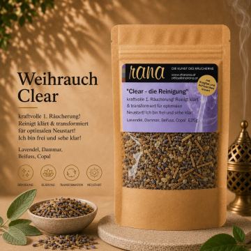 Räuchermischung Clear – klärend, befreiend & transformierend (Nachfüllpack)