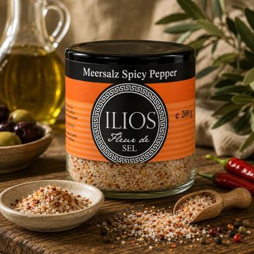 Fleur de Sel Spicy Pepper fein