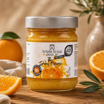 ILIOS Orangenmarmelade ohne Zuckerzusatz – 75 % Frucht, 240 g