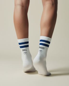 Will Meer - Sportsocken gestreift in navyblau - weiß