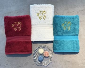 Handtuch mit Sternzeichen – Bambou Serie