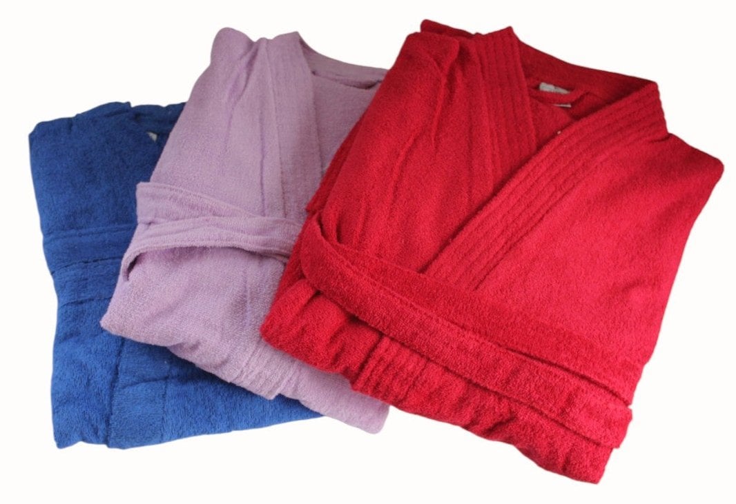 Bademantel mit Kimono
