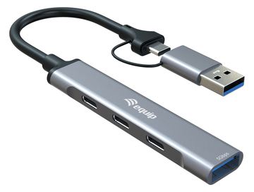 Equip USB 3.2 Gen 1/2.0 Hub USB-C x 3+ USB-A 1