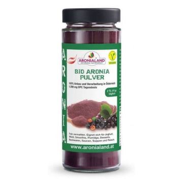 Bio Aronia Pulver 185g (1289 mg OPC/ 2 TL)