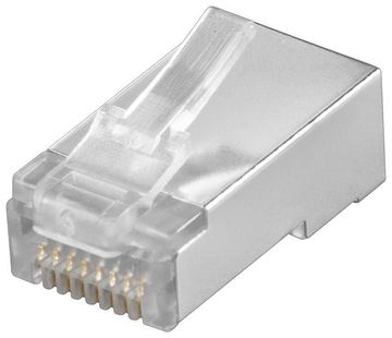 MicroConnect Modular Plug - Netzwerkanschluss - RJ-45 (M) - Cat5e durchscheinend