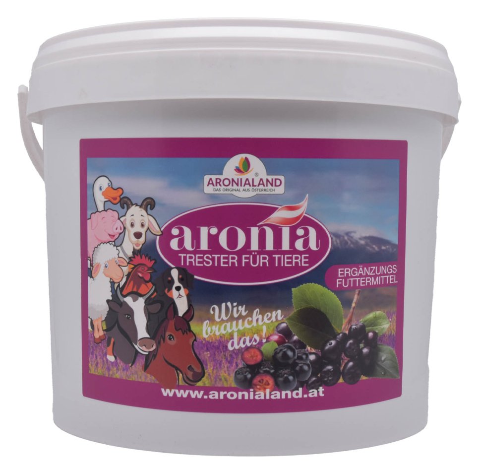 Aronia Trester für Tiere 2,5 kg im Eimer