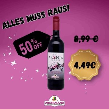 Bio Aronia Fruchtwein 750 ml