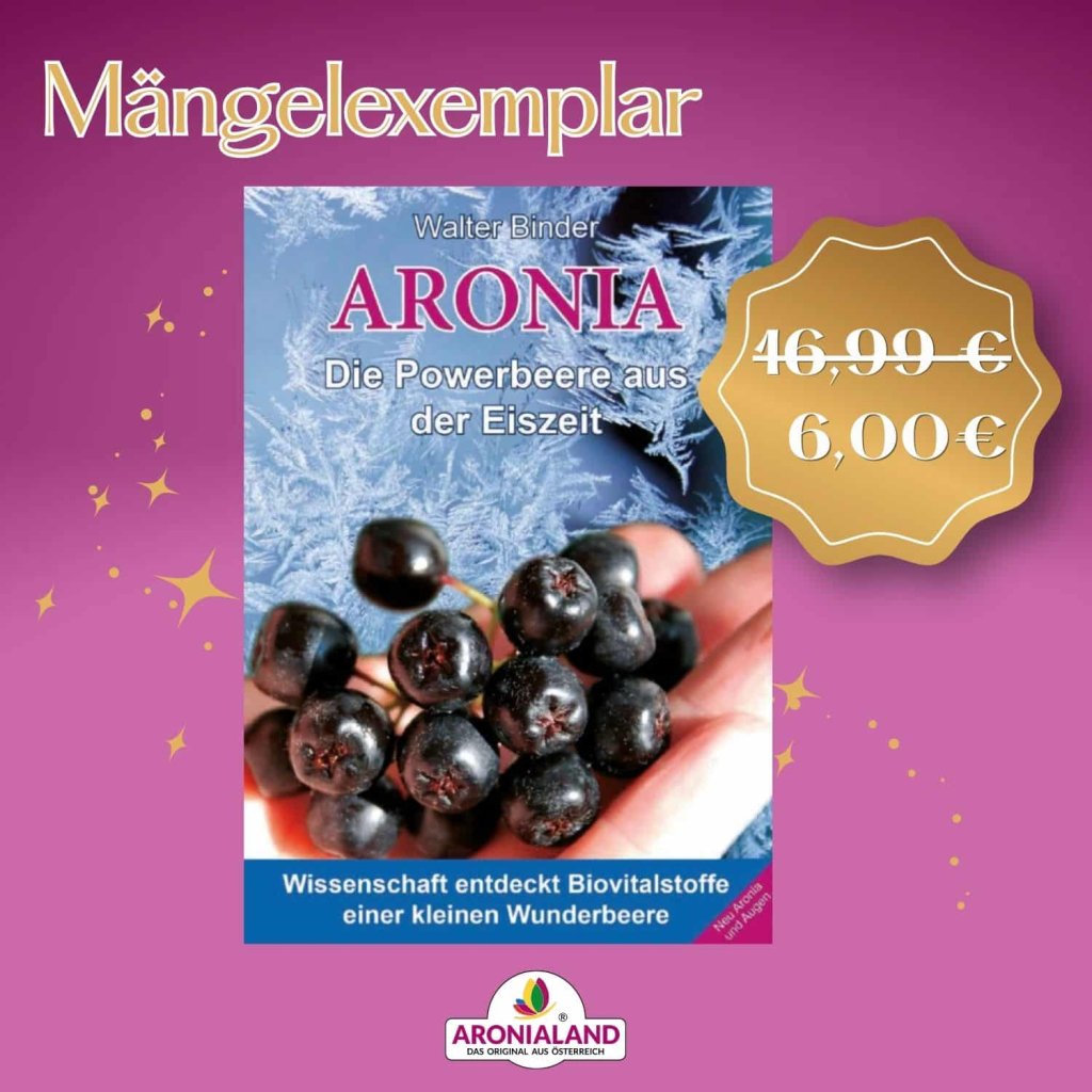 Mängelexemplar Aronia Buch die Powerbeere aus der Eiszeit