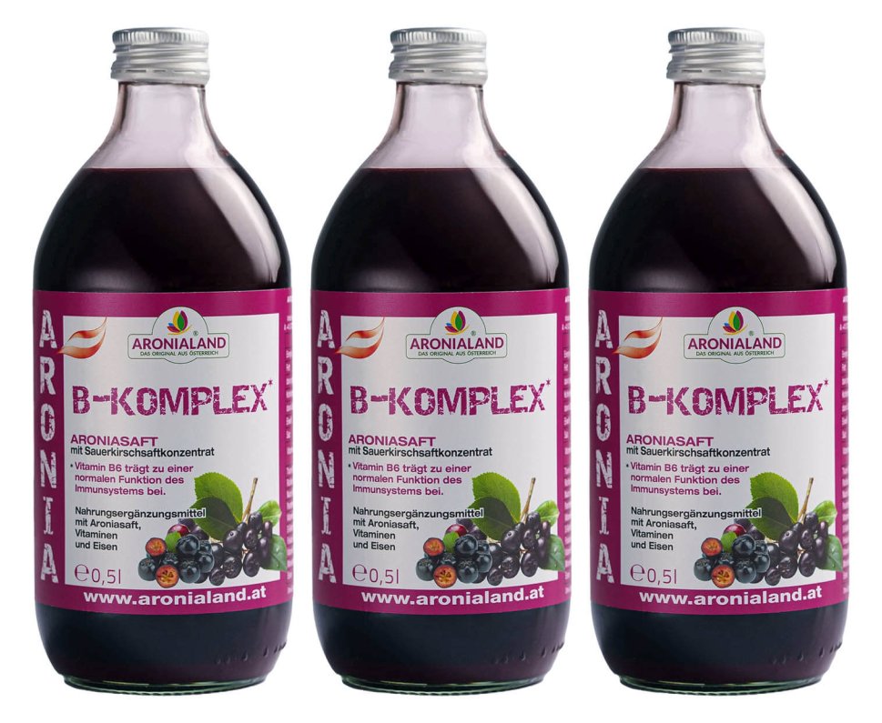 Aronia B-Komplex 3 x 0,5L