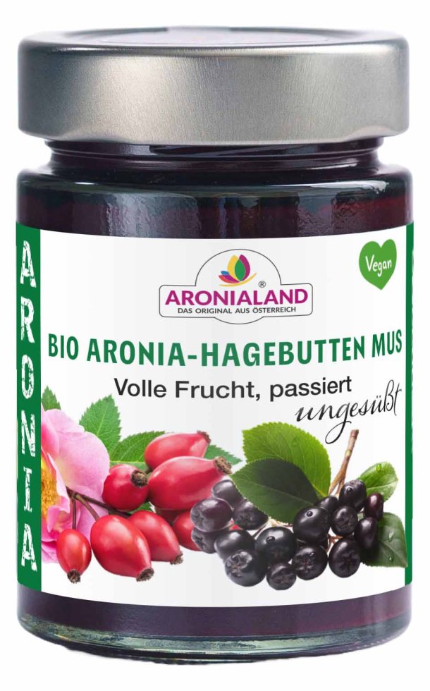 Bio Aronia-Hagebutten Mus 210g