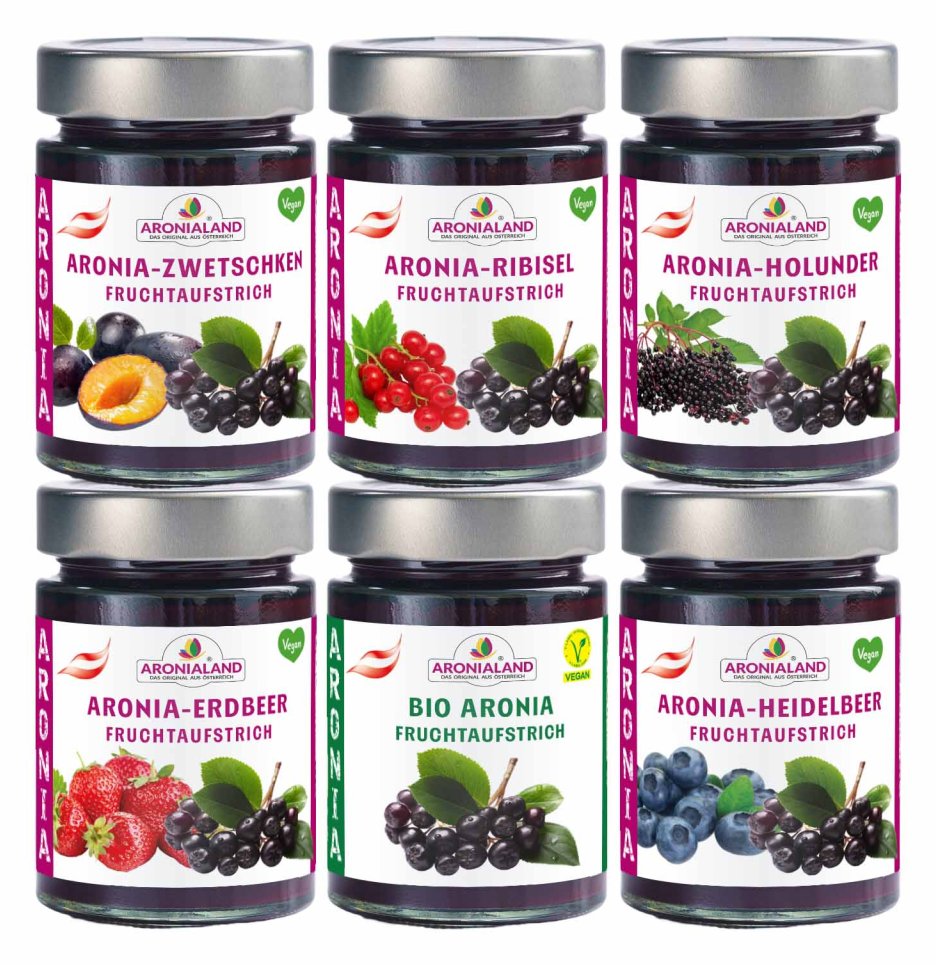 Aronia Fruchtaufstriche Probier-Set