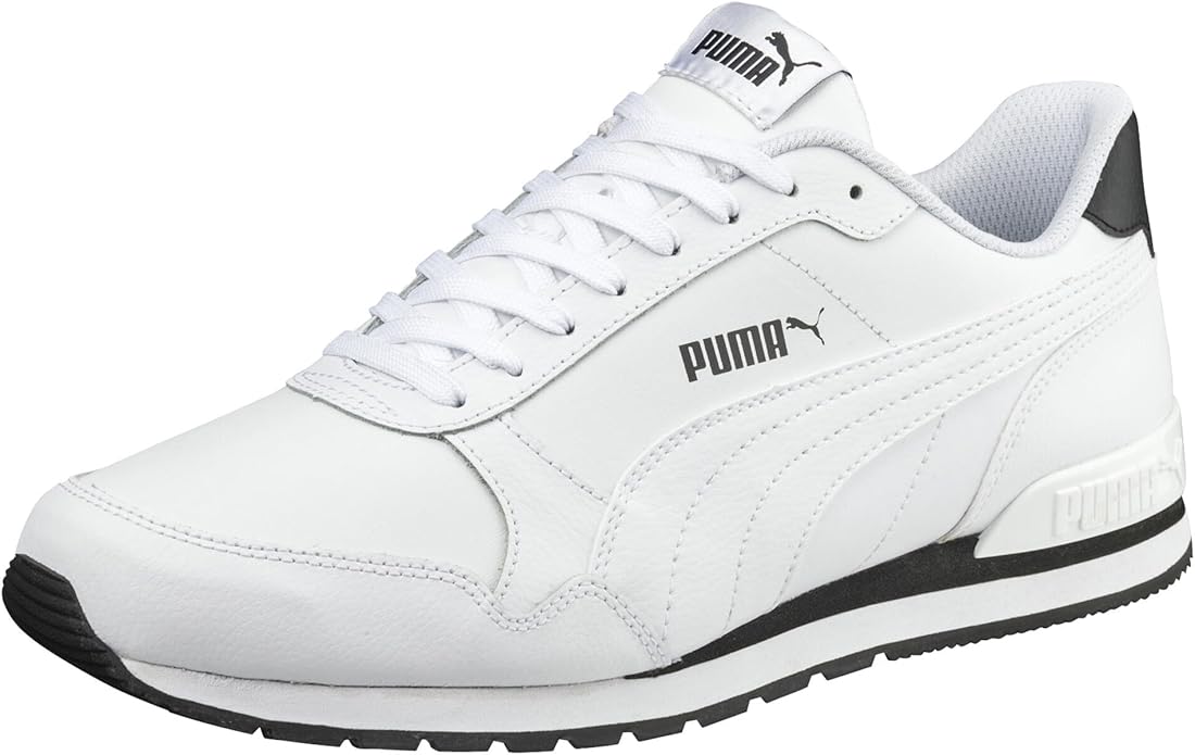 PUMA Unisex St Runner V3 L Sneaker, weiß, 42/47 EU