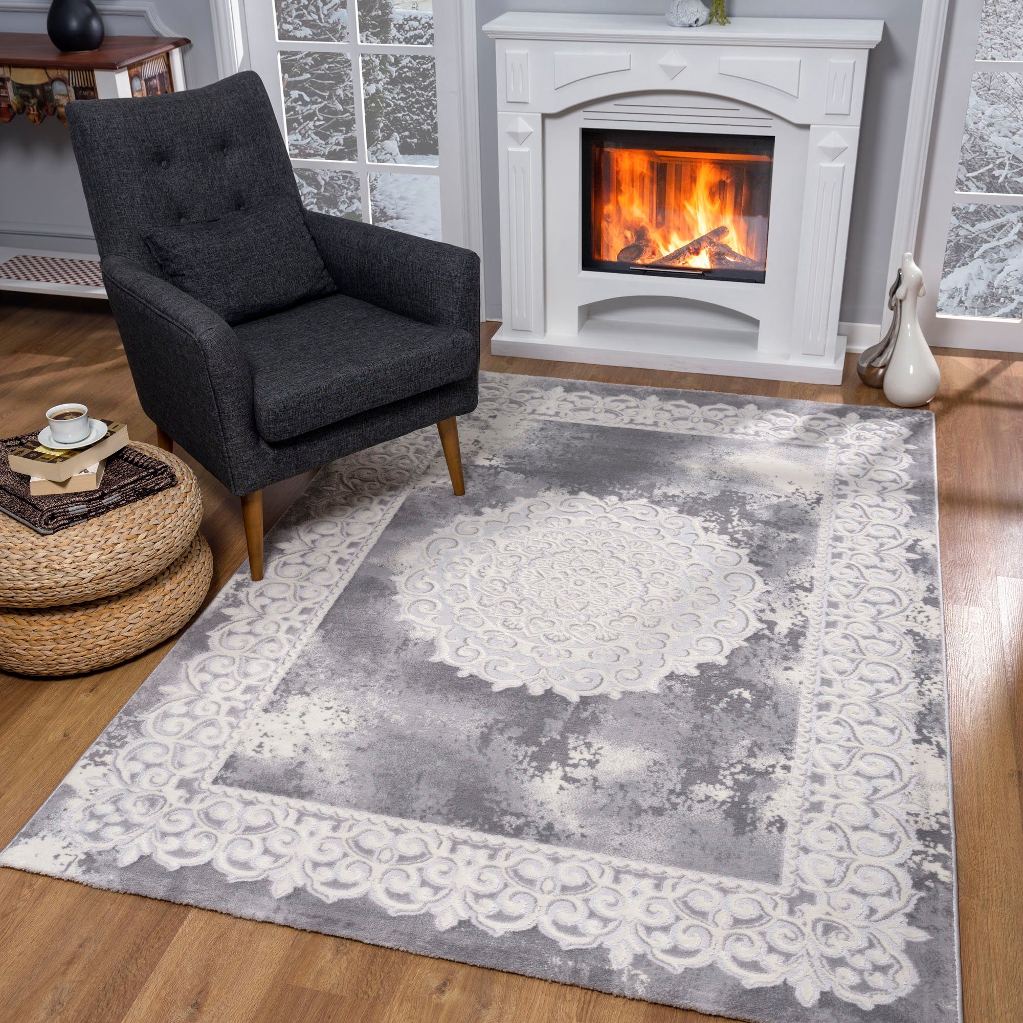 Teppich Harmony 3205, auch als Läufer und rund