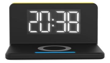TerraTec ChargeAir clock! - Induktive Ladematte - 10 Watt (USB)
