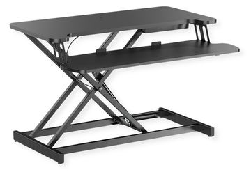 VALUE Sitz-Steh-Schreibtischaufsatz mit Tastaturablage 800x260