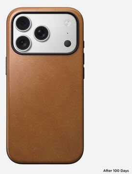 Nomad Modern Leather Case iPhone 17 Pro English Tan